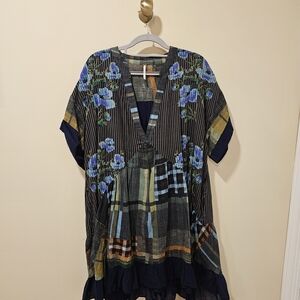 Free People Agnes Printed Mini Dress